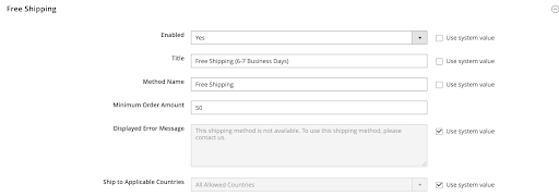 Magento How to Configure a Shipping Method
