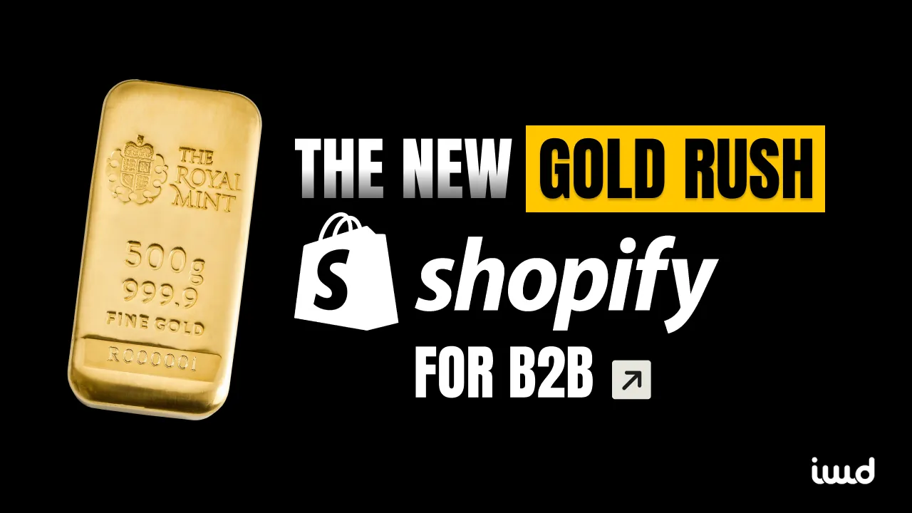 WHY SHOPIFY FOR WHOLESALE?