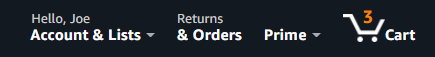 eCommerce Cart Page