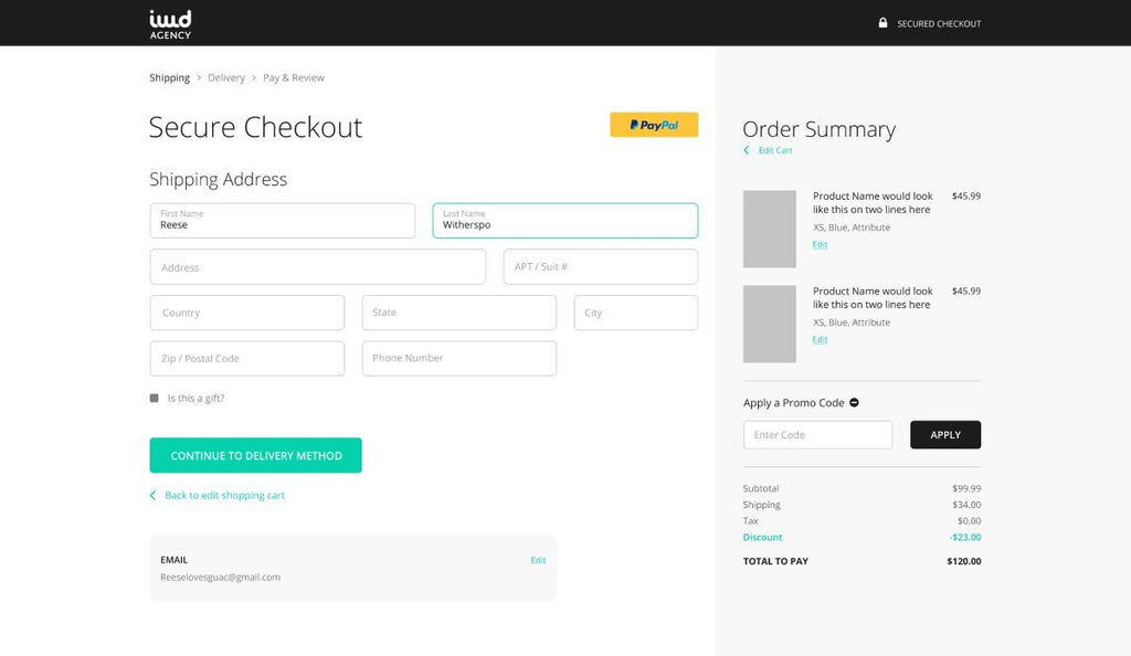 IWD Checkout Suite